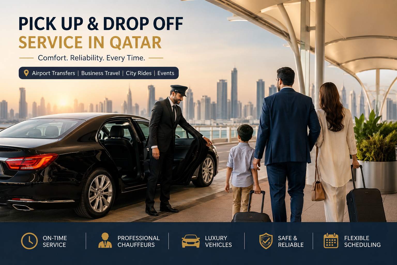 Pick Up and Drop Off Service in Qatar