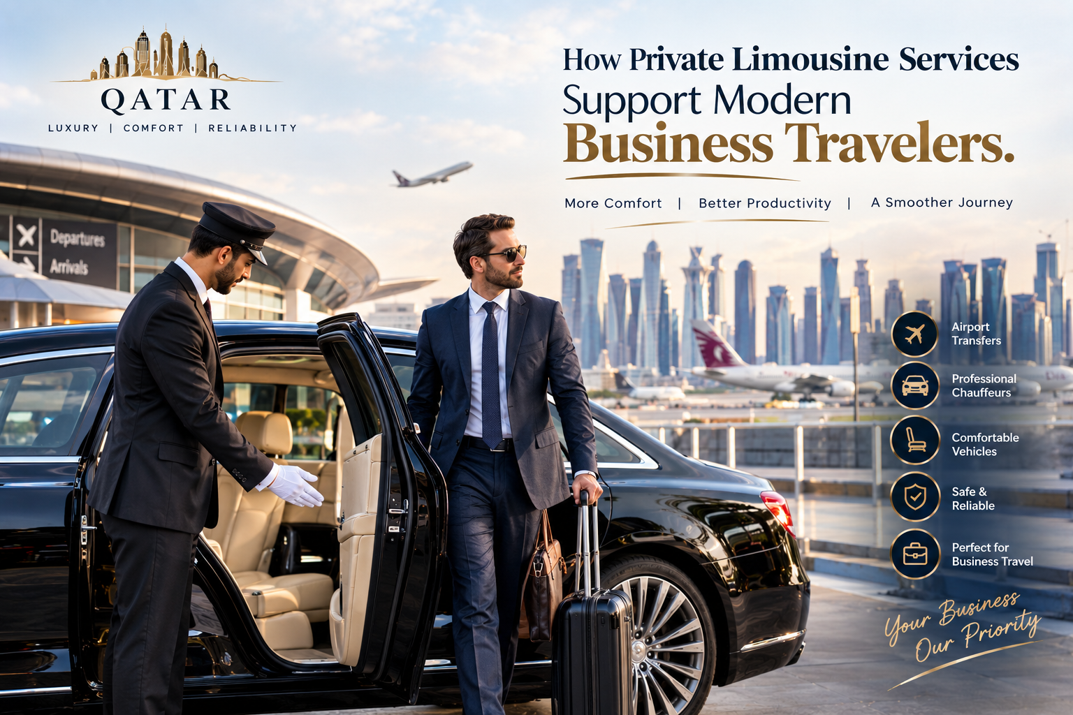 Best Limousine Company in Qatar for business travelers